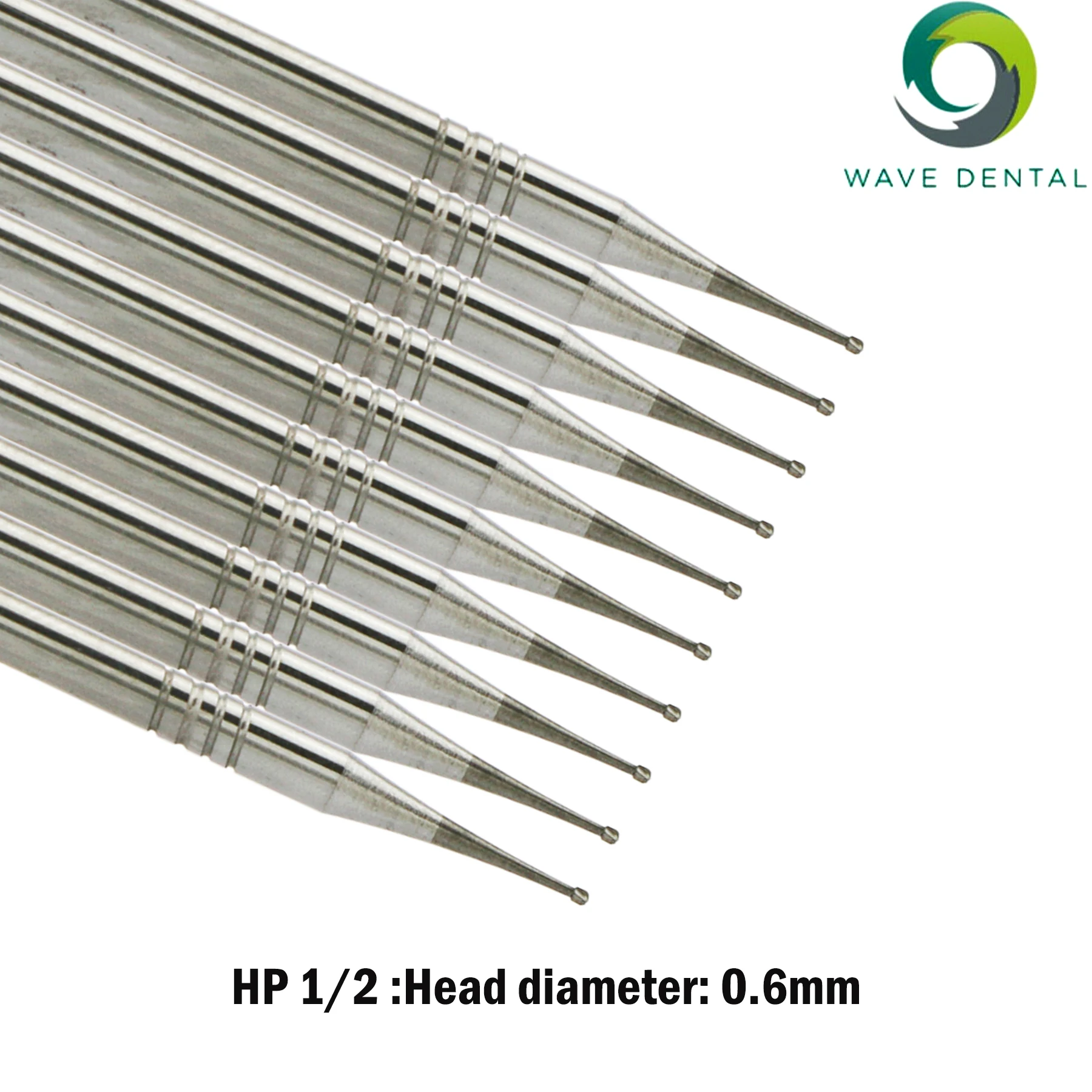 Wave Dental Burs Surgical Carbide PRIMA For Straight Handpiece HP1-2 Round 44.5mm