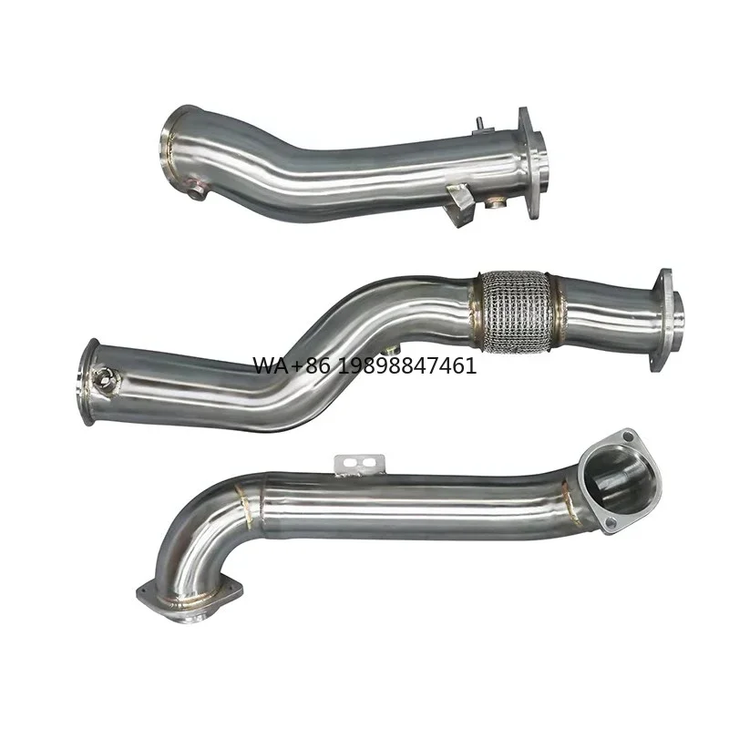 

89-76MM High Performance Front Section+Downpipe Exhaust Pipe for BMW M3 M4 G80 G82 S58B30A OEM/ODM