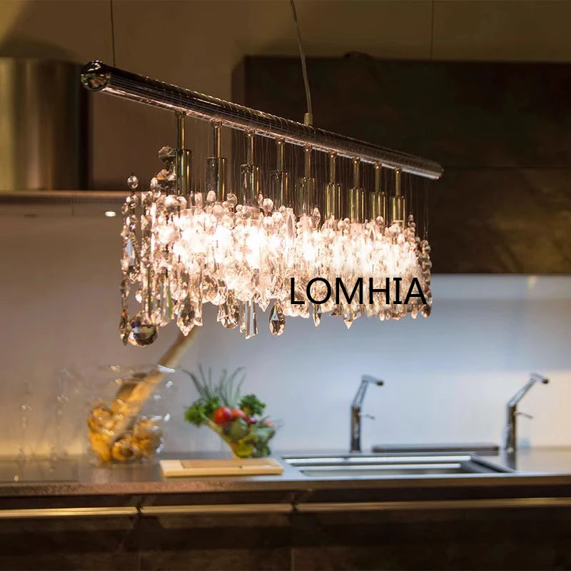 

Italian Crystal Chandelier Lighting Modern Luxury For Living Room Bedroom Dinning pendant Lamp 110v-240v Fixtures restaurant