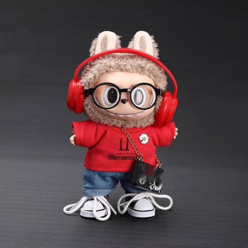 

Only Clothes Suitable For 15/17cm Vinyl Dolls Gd Same Style Red T-Shirt Doll Outfit Set Decoration Perfect Gifts For Fans