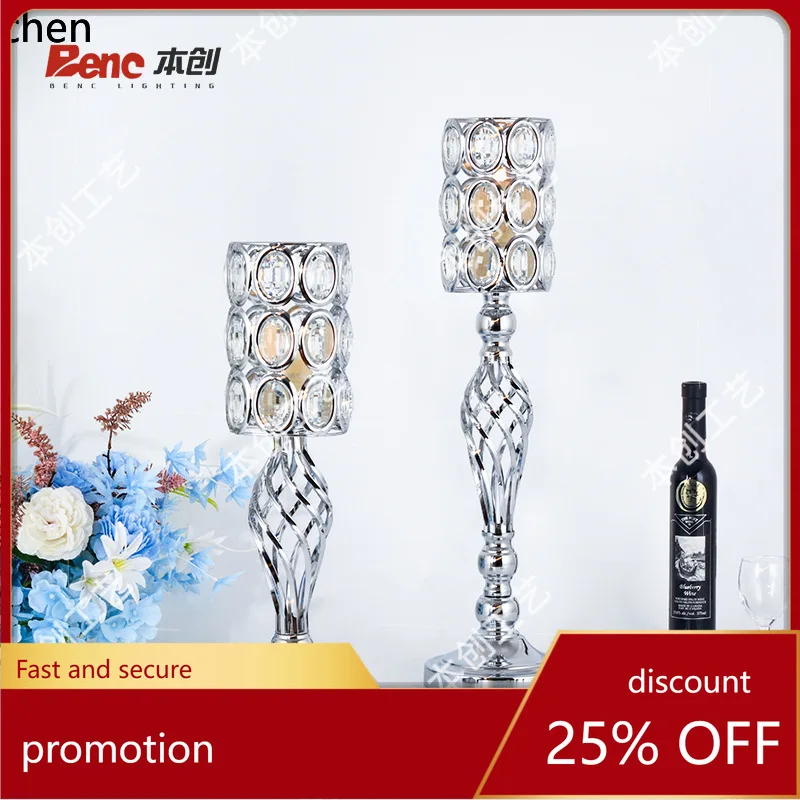 YFY  crystal candle holder - aromatic candle stand for guest rooms,   light luxury wedding decorations and ornaments