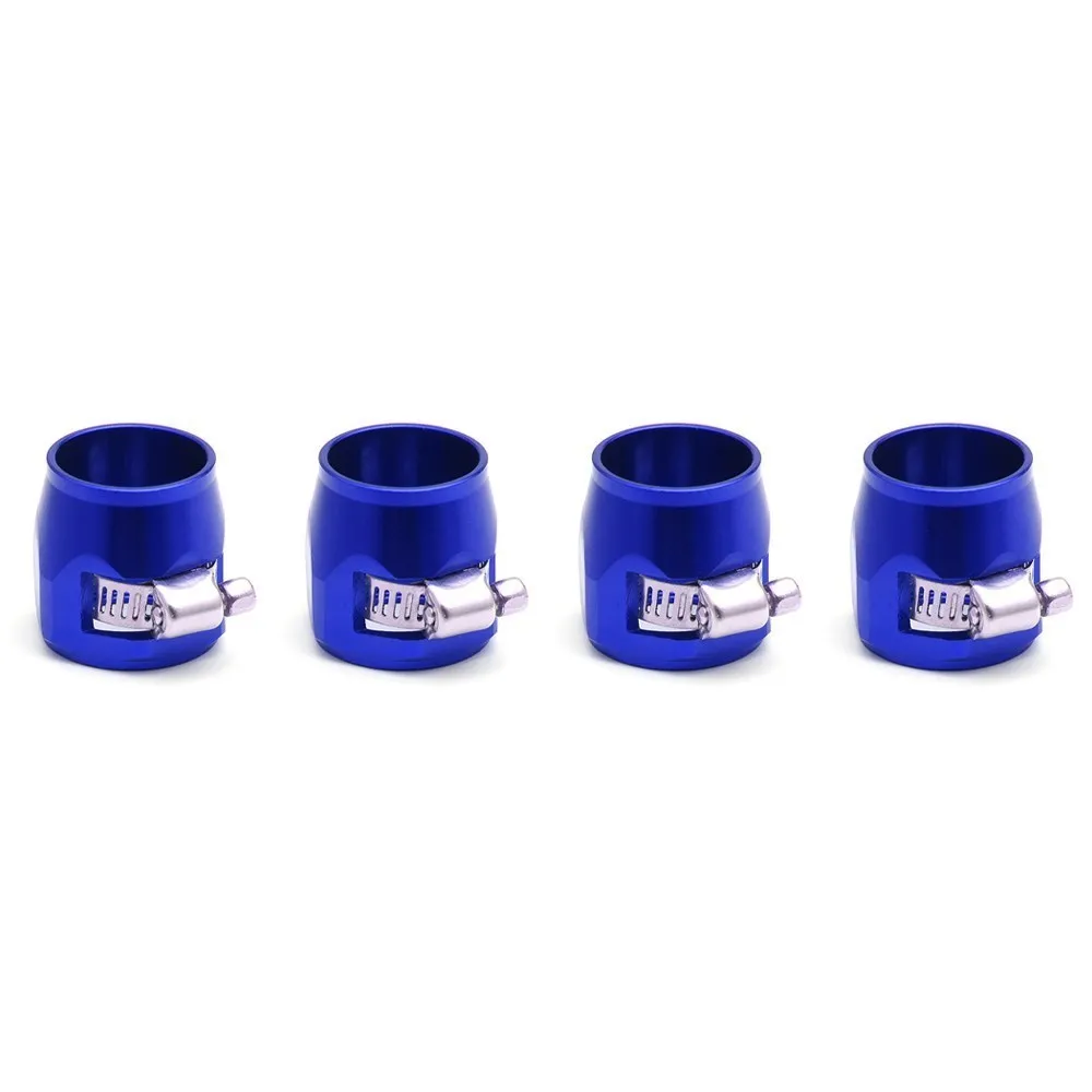 AN4/AN6/AN8/AN10/AN12 Fuel Line Hose Finisher Clamp Finisher Aluminum Car Modification Accessories