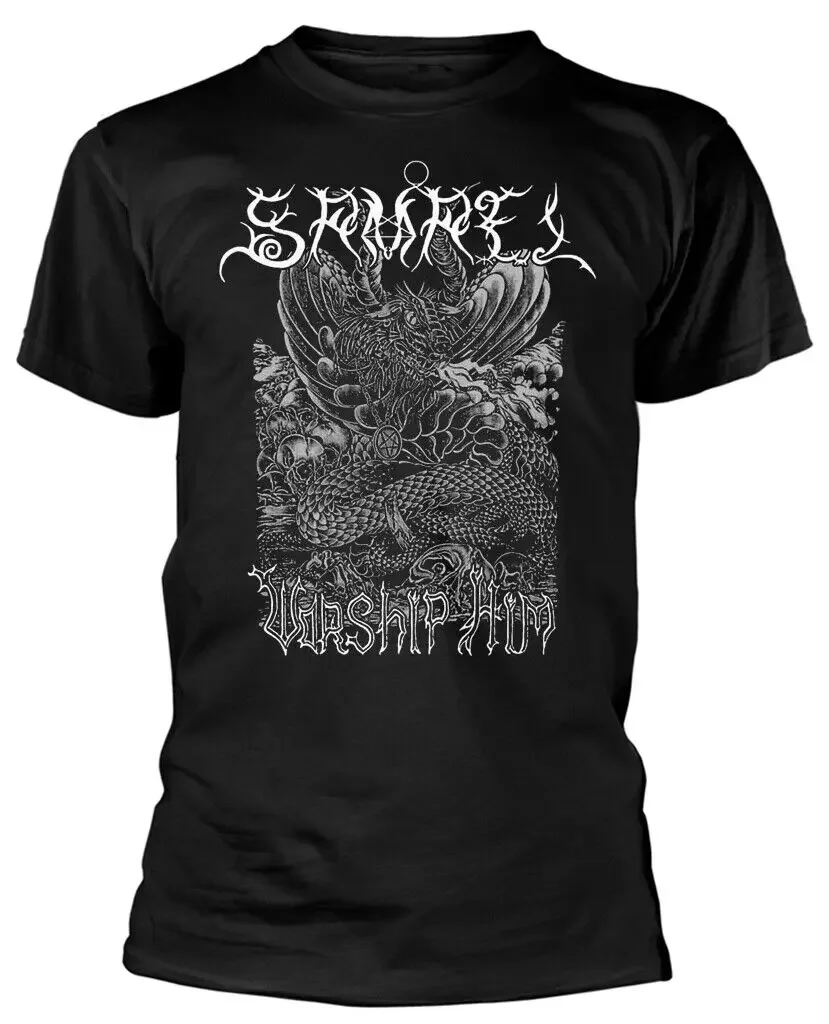 Samael Worship Him Black T Shirt New Official