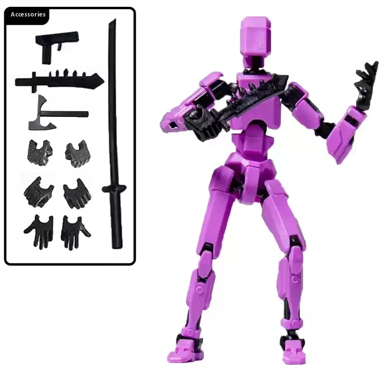 3rd Generation Lucky 13 Figure Toys Dummy 3d Printed Movable Shapeshift Robot Action Figuras Diy Mannequin Decompression Toys