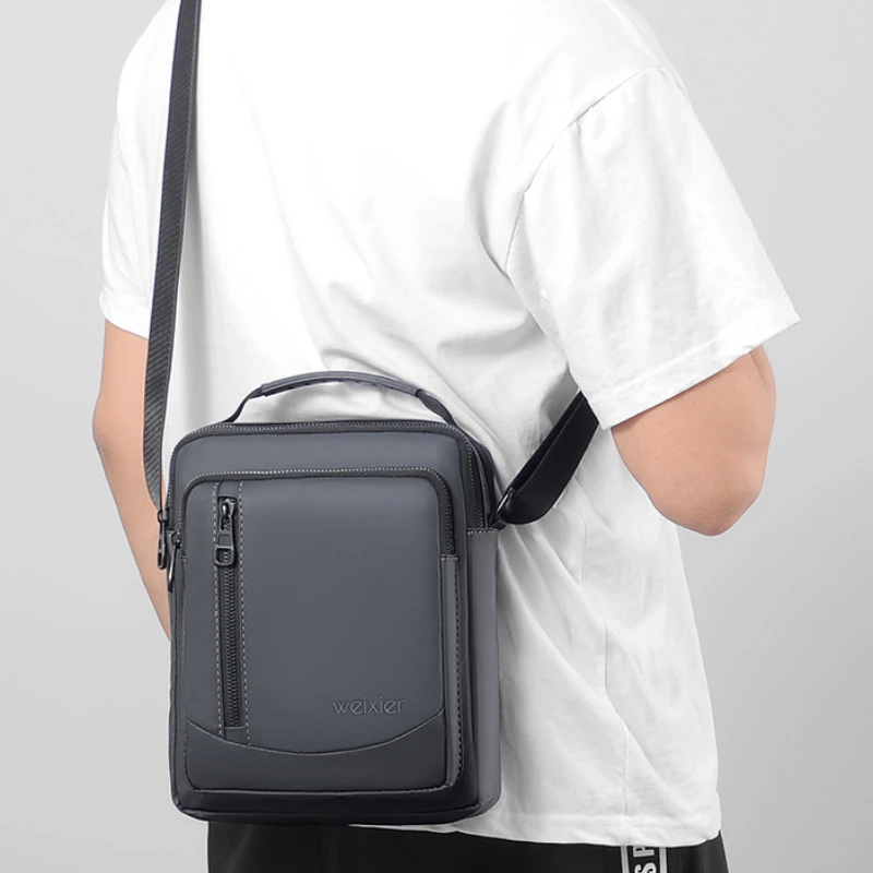 Men\'s Minimalist Casual Phone Bag, Crossbody Bag, Men\'s Large Capacity Shoulder Bag, Waterproof and Niche Design, Men\'s Bag