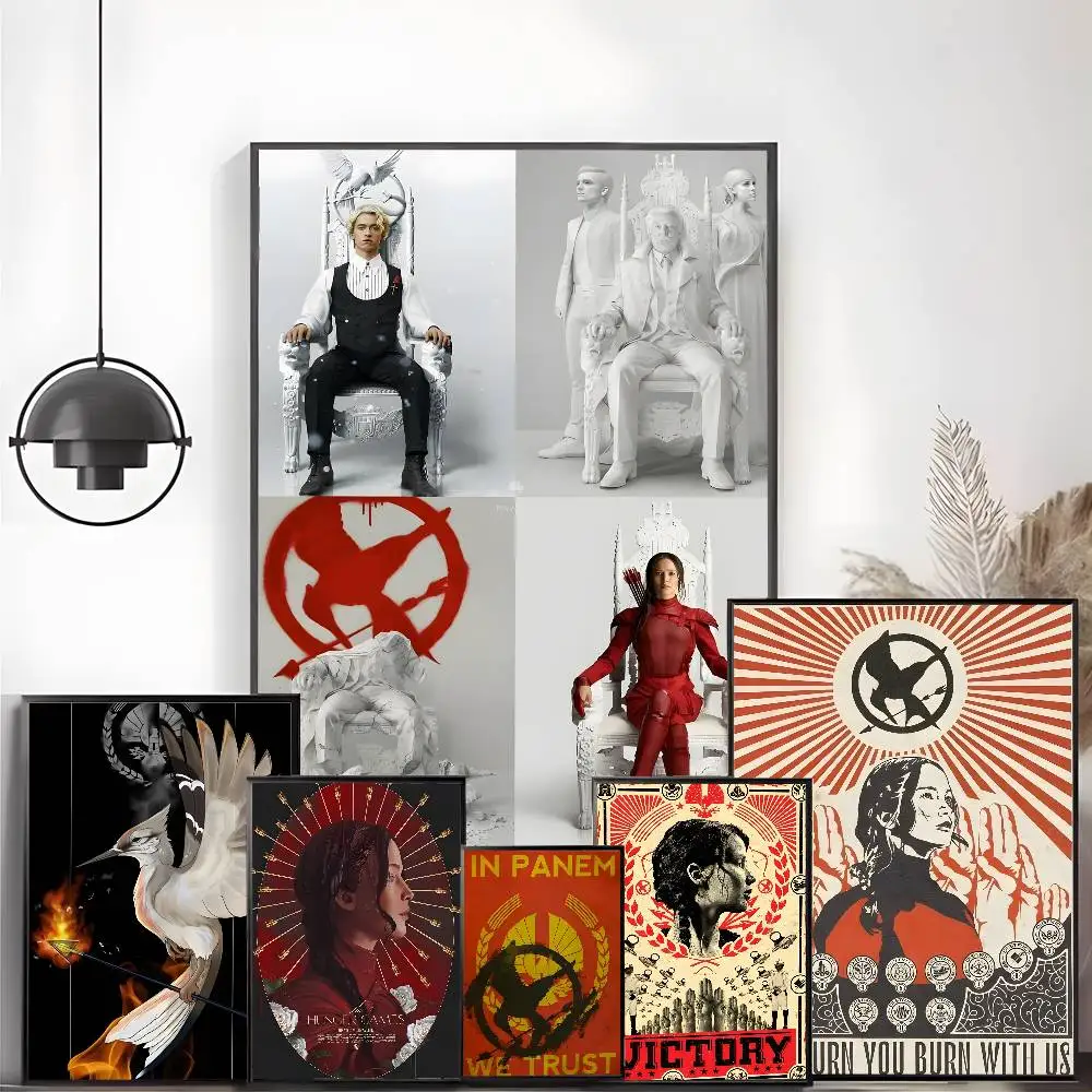 The Hunger Games 3 Poster High-definition art sticker Self adhesive waterproof home decoration for living room