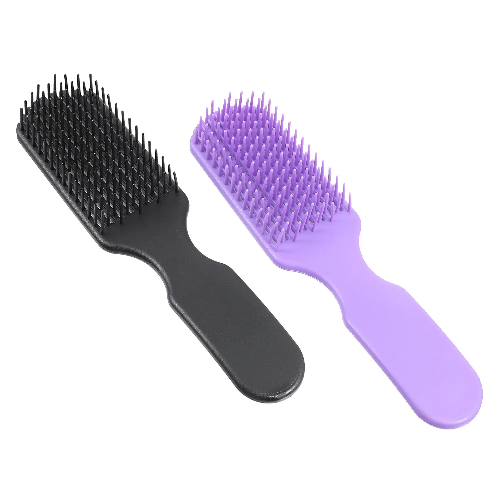 2Pcs Massage Styling Comb Ergonomic Handle Scalp Massage Hairdressing Comb Detangle Brush Hair Care for Wet Dry Hair
