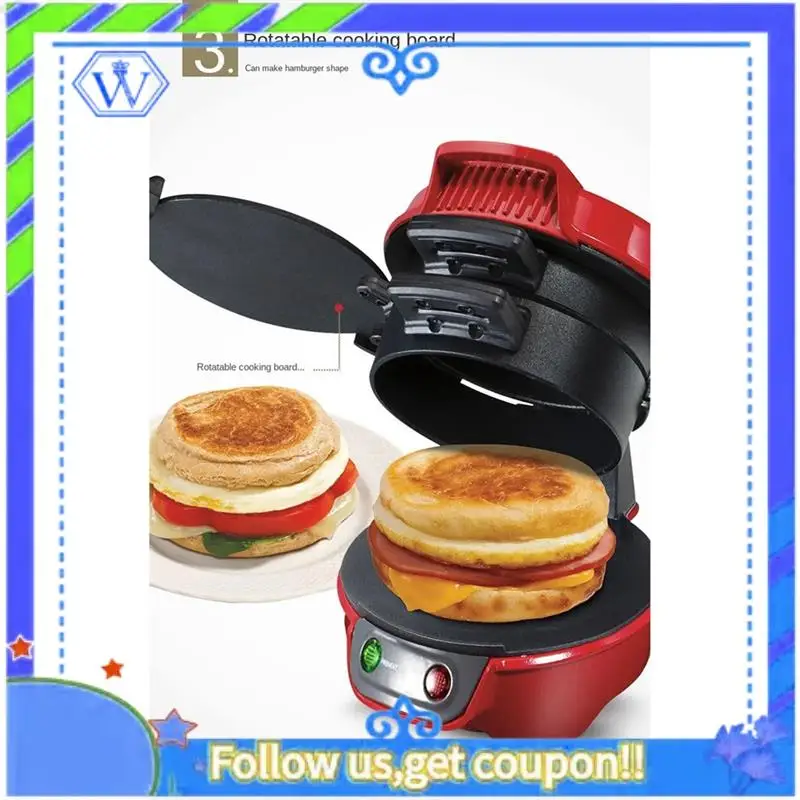 

Easy To Use Burger Maker Hamburger Press Patty Maker Non-Stick Multifunction Beef Burgeromelette Steak Breakfast Machine US Plug