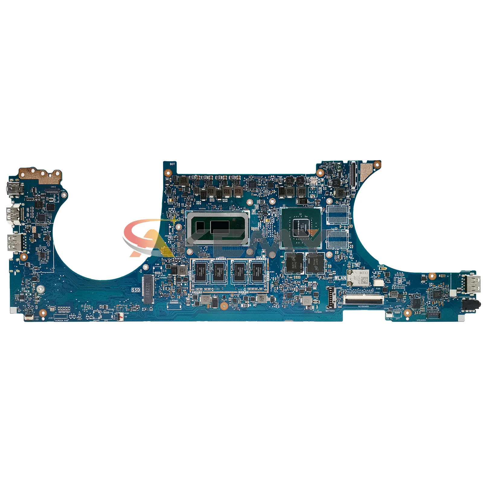 For ASUS ZenBook 15 UX533FD UX533FN Laptop Motherboard UX533F I5 I7 CPU GTX1050/MX150 8GB/16G RAM VGA HDMI Notebook Mainboard