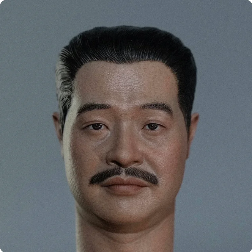 

YYDS 1/6 Male Soldier Toy Red Series Hero Head Carving Sculpture Model Accessories For 12'' Action Figure In Stock