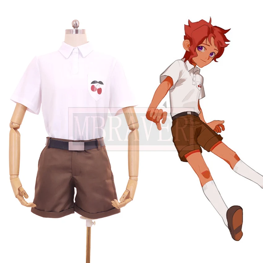 Noriaki Kakyoin Kid Version Cosplay Kakyoin Tenmei Costume Halloween Christmas Uniform Costom Made