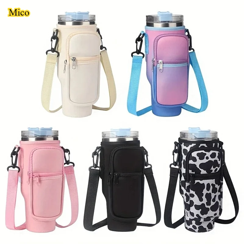 

Cup Cover with 2 Storage Bags Multifunctional Organizer for Phones & Small Items 40oz Newly upgraded with keychain