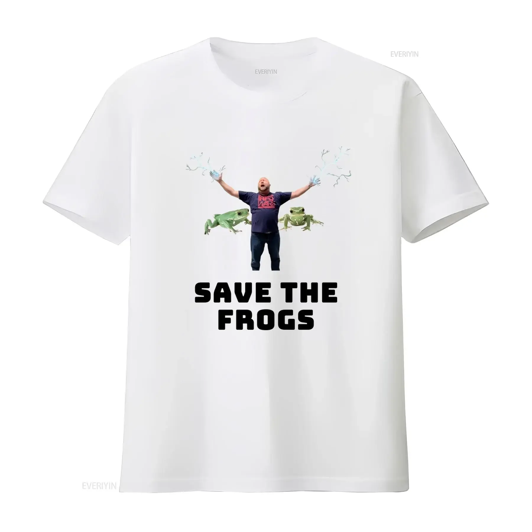 Alex Jones Infowars Save the Frogs Meme Softstyle T Shirt Unique Design for Frog Lovers vintage Washed designer clothes