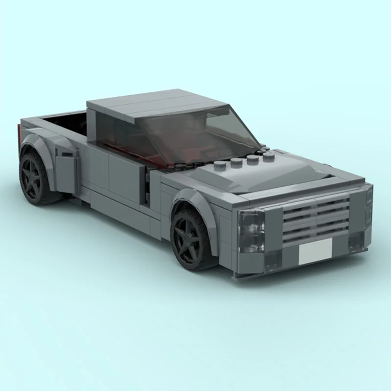 سرعة سباق السيارات نموذج MOC قوالب بناء F350 الفاخرة شاحنة صغيرة وحدات التكنولوجيا الأطفال هدايا العيد تجميع اللعب دعوى