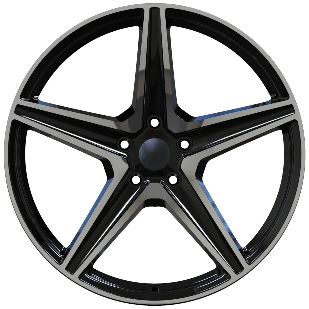 Customized Forged Rims Five Spoke Aluminum Alloy Passenger Car Wheels 18 19 20 21 Inch