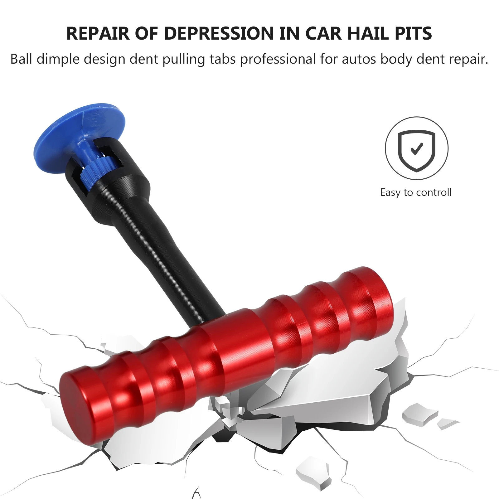 

18pcs Car Repair Puller Tools T-Handle Paintless Dent Remover Grip Tabs Mini T-Bar Fast Auto For Small Door Dings
