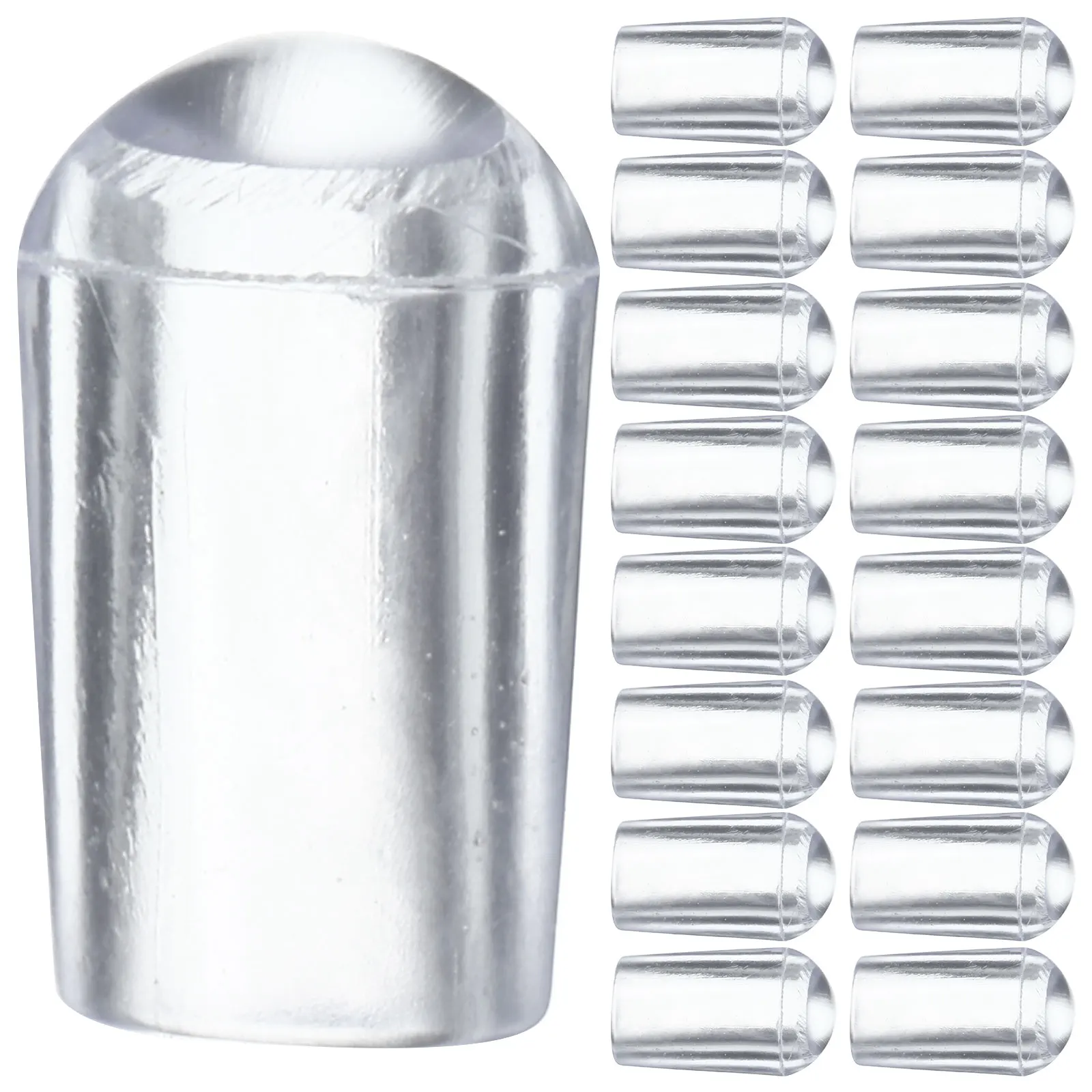 

100 Pcs Wire Screw Cover Caps Thread End Caps End Wire Thread Protector Protector Clothes Hanger Hook Safety Covers