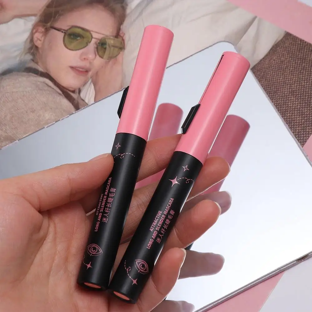 Portable Smudge Proof Thick Mascara Lengthening Sweat Proof Eye Lashes Brush Long-wearing Long Lasting Lashes Extension Cosmetic