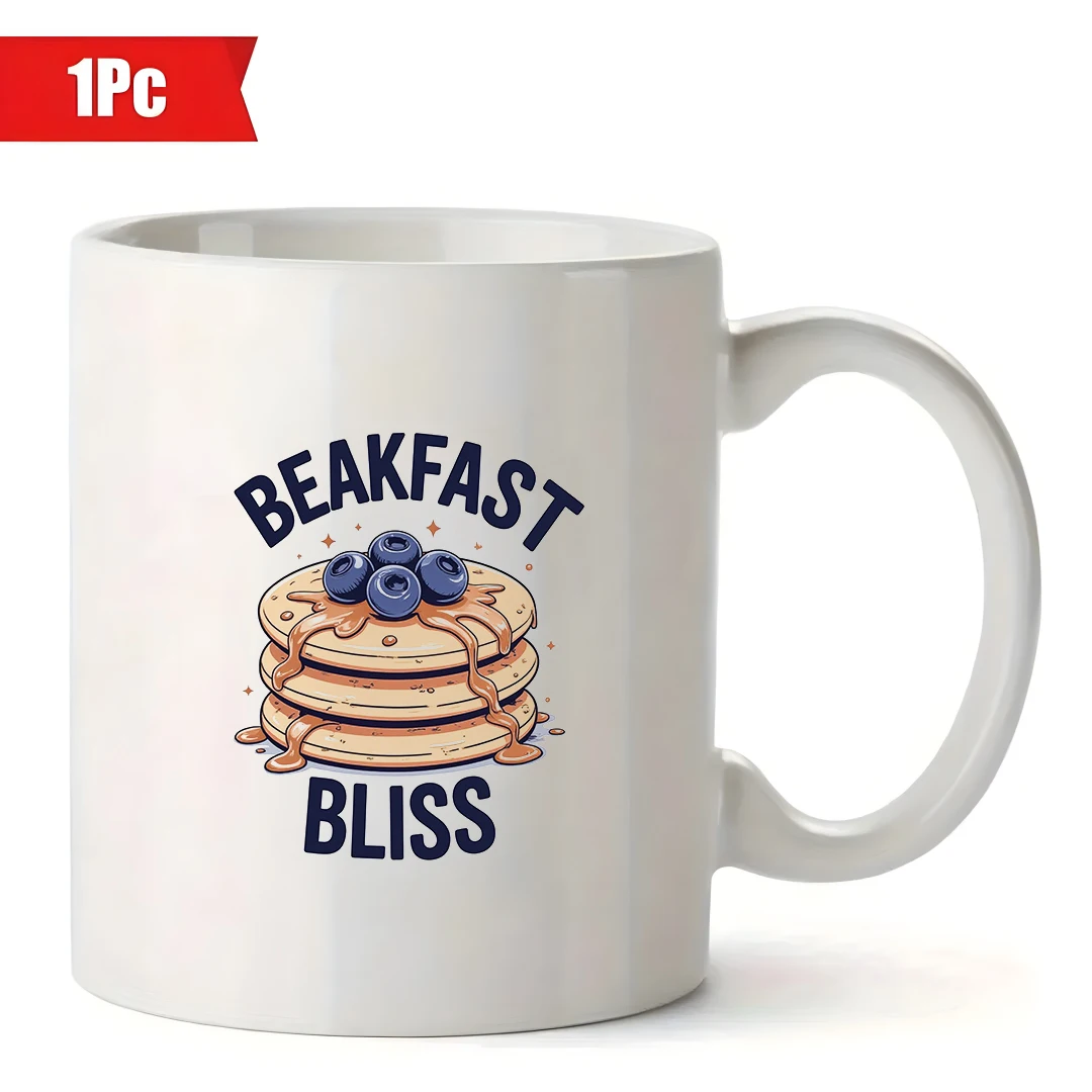 11oz الكرتون الإفطار القدح فطيرة عنبية شراب كوب أطفال الأسرة مكتب هدية عيد الميلاد