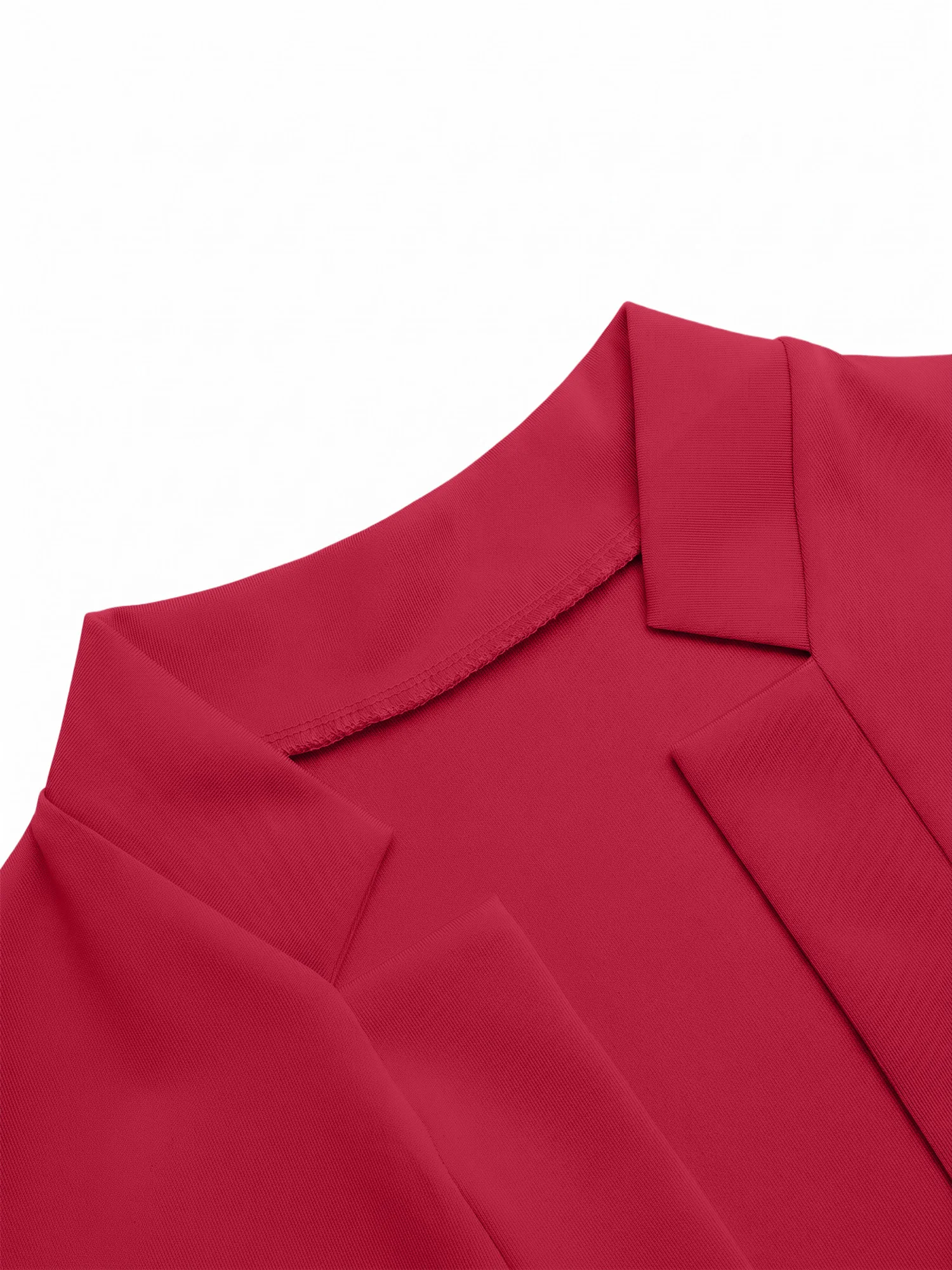 Damen Slim Fit Blazer mit Stehkragen, Langarm, schlichte Jacke, Büro, Freizeit, vielseitiger Obermantel – Detail 12