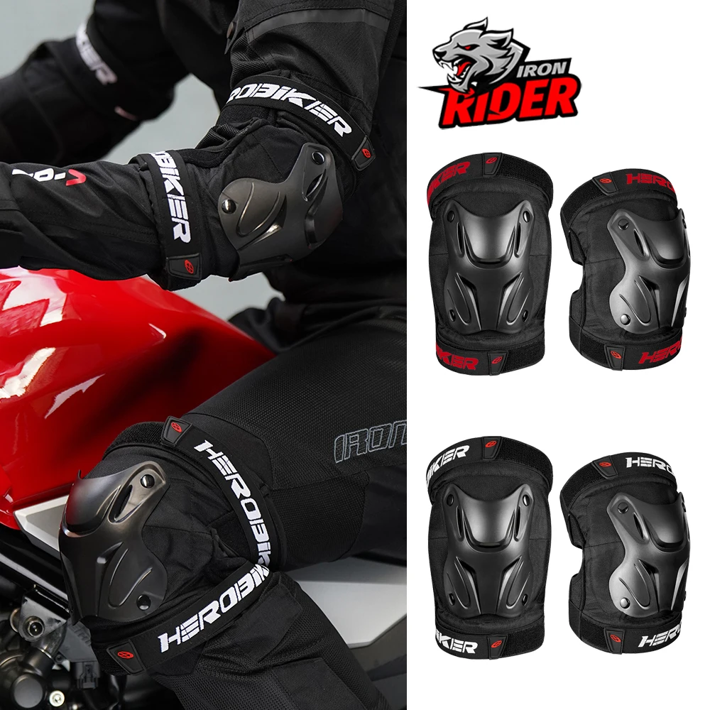 

HEROBIKER мотоциклетные наколенники и налокотники, защита от падения, защита от столкновений, спортивное оборудование на открытом воздухе, внедорожное оборудование для езды на мотоцикле