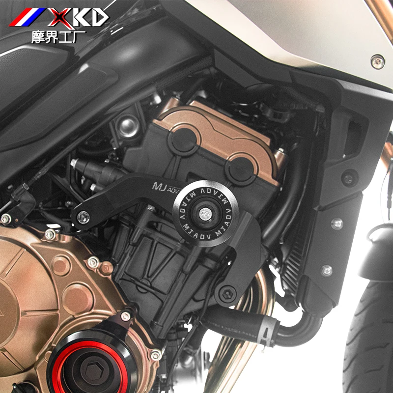 مصنع مخصص CNC الجسم قطرة الكرة الإطار المنزلق ل CB650R CBR650R 2019-2024 حالة جديدة حماية ضد التصادم