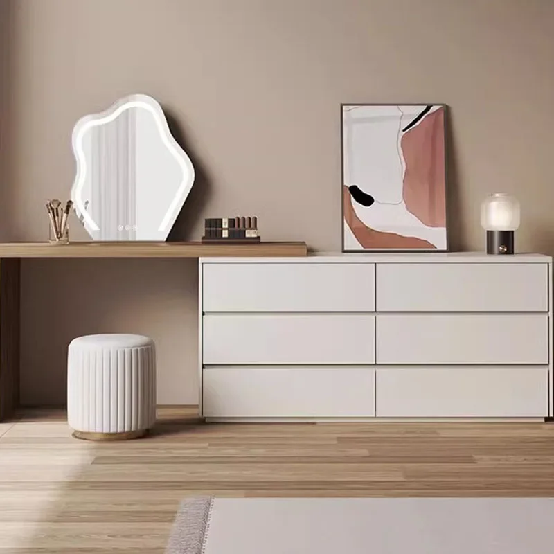 Office Dressing Table Cosmetic Storage Desk Bedroom Closets White Vanity Cabinet Cheap Penteadeira Camarim Salon Furniture