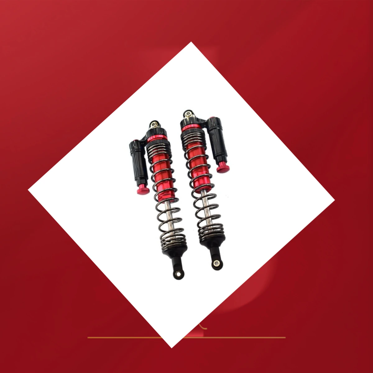 GPM Alloy Rear L-Shape Piggy Back Adjustable Spring Dampers For TRAXXAS 1/7 UDR Desert Racer85076-4