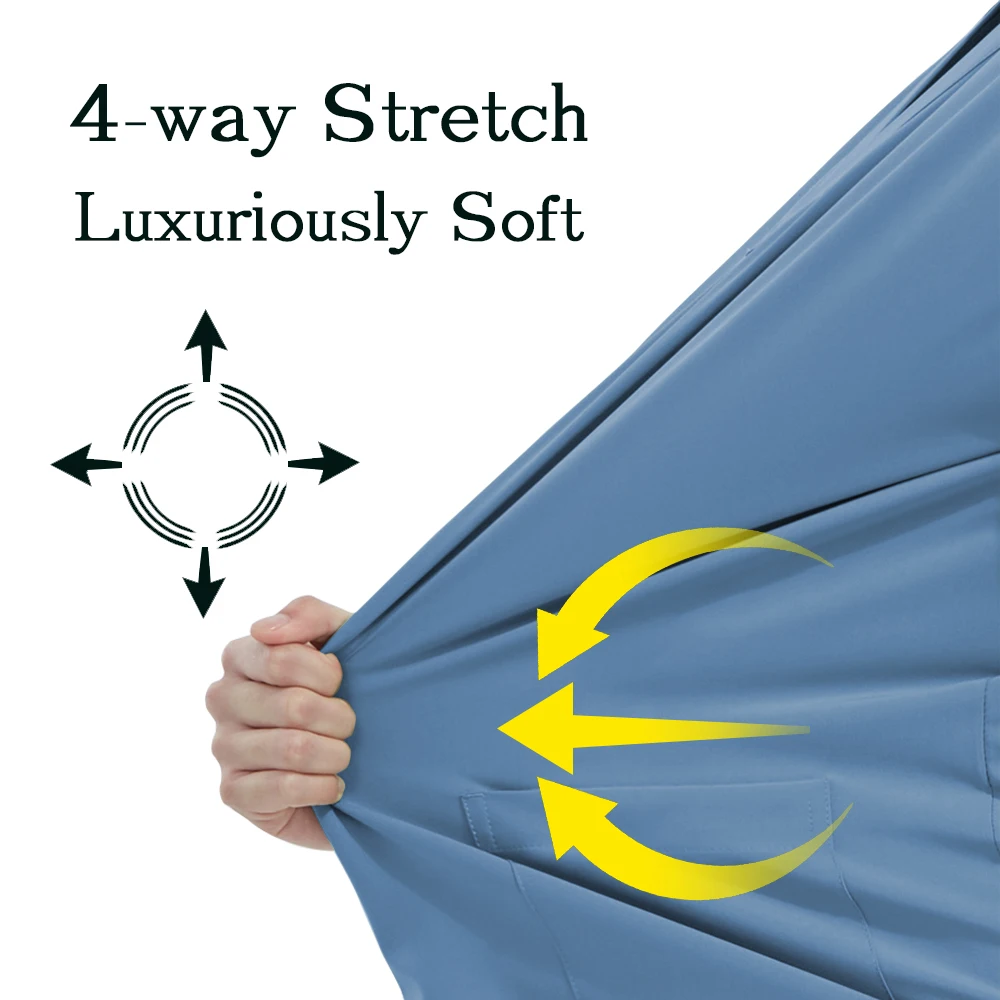 Women V-Neck Doctor Clothing Medical Uniform Quick Dry Dentist Scrub Sets Surgeon Work Suit Beauty Salon Chef Vet Overalls S0301