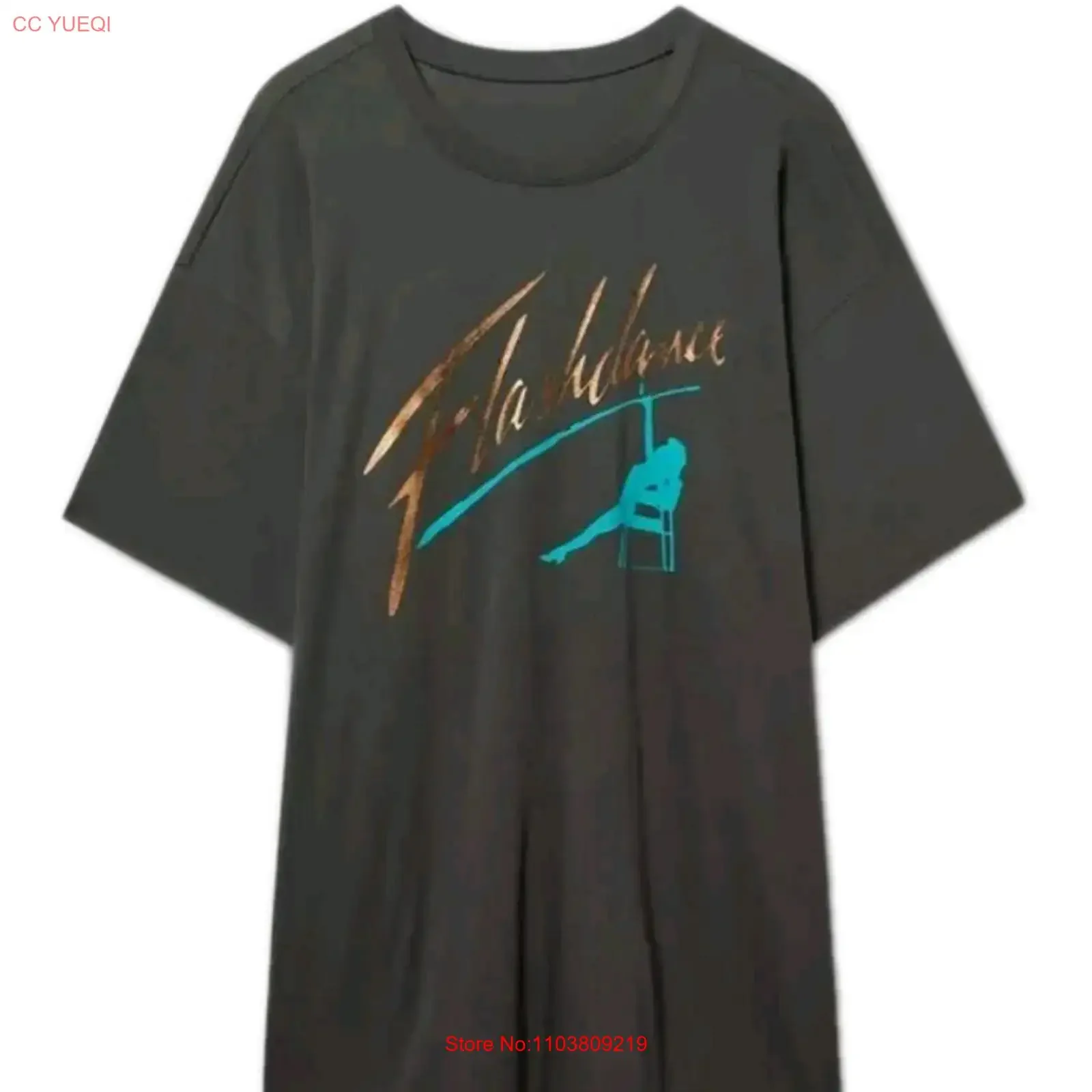 Camiseta Túnica Negra Oversize Vintage NWOT TORRID FLASHDANCE, Tallas 2, 2X, 18, 20, Estilo Lavado, Casual, Streetwear para Hombre