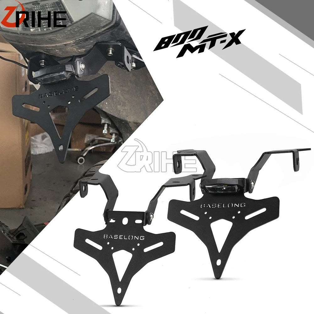 

800mtx Licence Plate Holder For CFMOTO 450MT 450mt 800MT-X Rally 2024 2025 2026 Motorcycle Accessories Led License plate holder