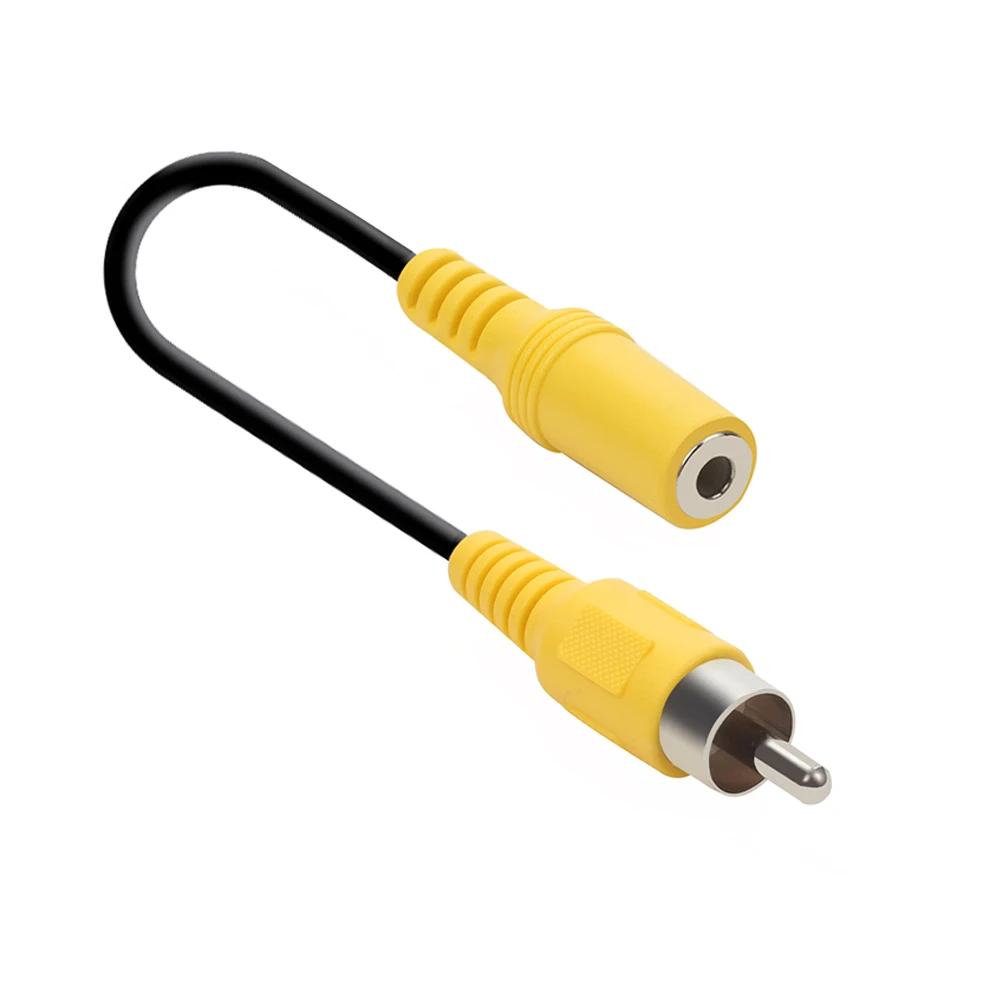 Uniwersalny kabel RCA 3,5 mm Jack Stereo Audio Gniazdo żeńskie do męskiego na słuchawki 3,5 AUX Y Adapter do wzmacniacza DVD