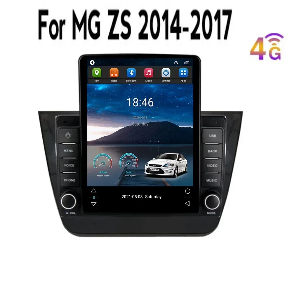 For Tesla Style 2 Din Android13 Car Radio For MG ZS 2014 -2023 to 2035 Vesta tesla Multimedia Video Player GPS Stereo Carplay