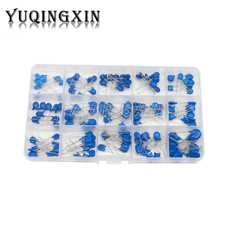 150pcs 3KV High Voltage Ceramic Capacitor Assorted Kit 15Values*10pcs 10P 47P 100P 220P 470P 102 472 103 3000V Capacitance Set