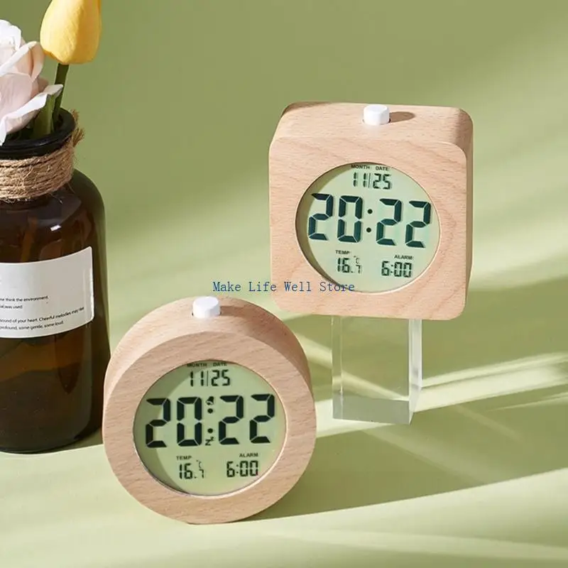 Practical Digital Alarm Clock with Temperature Function and LCD Display