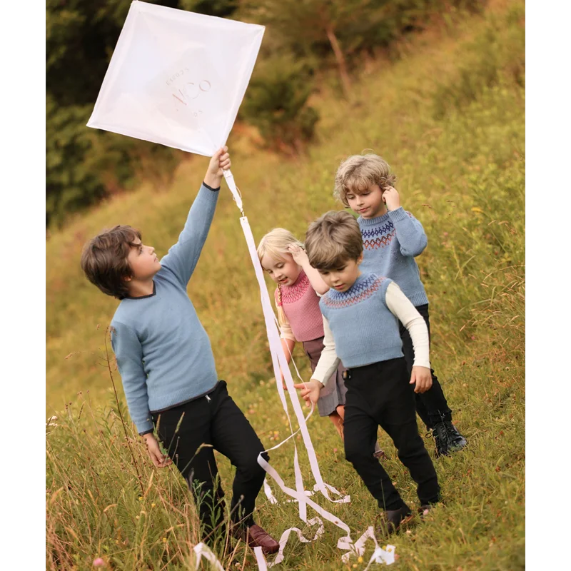 Ali Co AW26 high quality shabbos knit shabbos collection family matches clothes boys girls baby