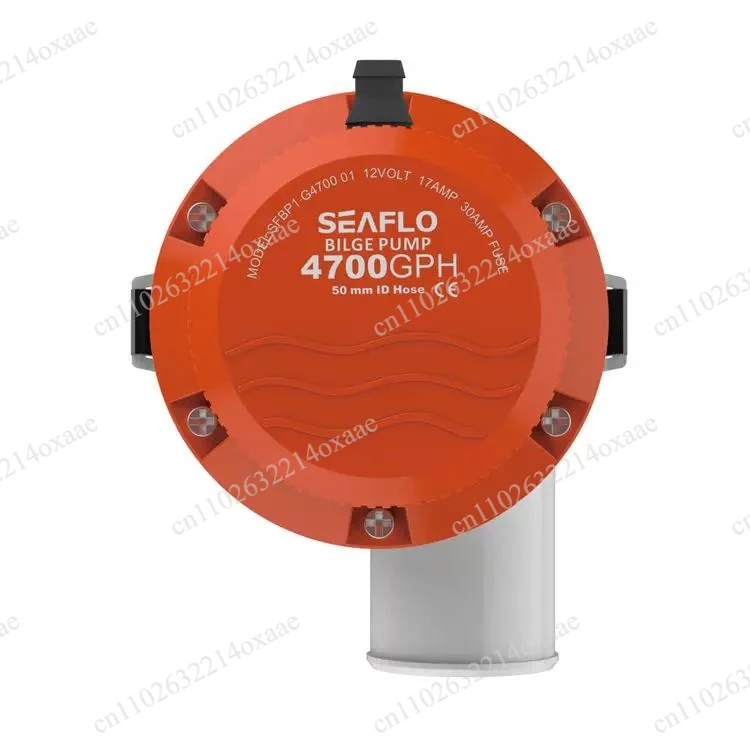 12V 4700GPH Submersible Bilge Pump Large Flow Water Drain Pump for Boat Yacht Marine Drainage