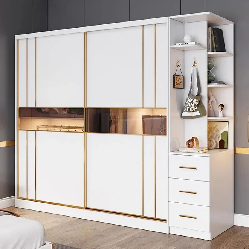 

Jewelry Partitions Living Room Cabinet Nordic Cupboard Portable Folding Wardrobe Plastic Reception Guarda Roupa Unique Furniture