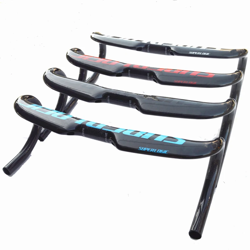 superlogic cycling top carbon fiber road bends road bike mtb bike bar bicycle parts internal cable routing Handlebar ud carbon