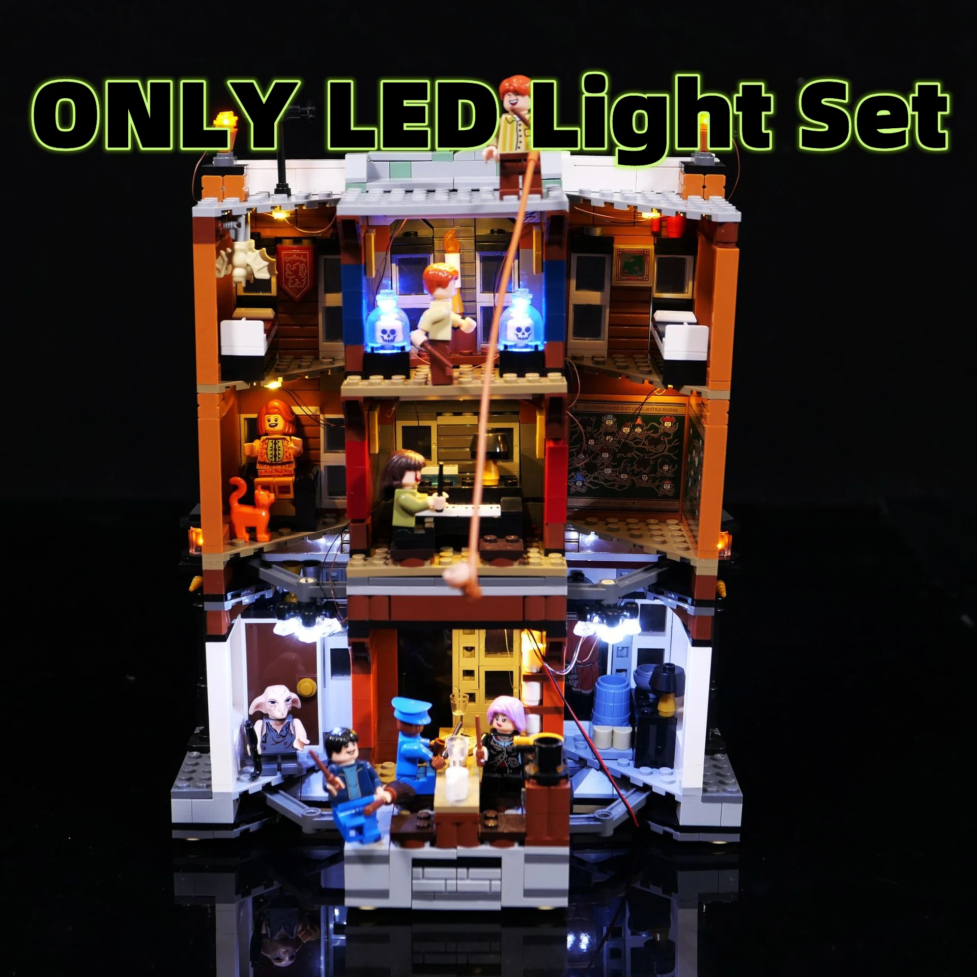 NEW IN STOCK RC LED Light Set for 12 Grimmauld Place Compatible With LEGO 76408 Building Blocks Bricks Accessories Toys