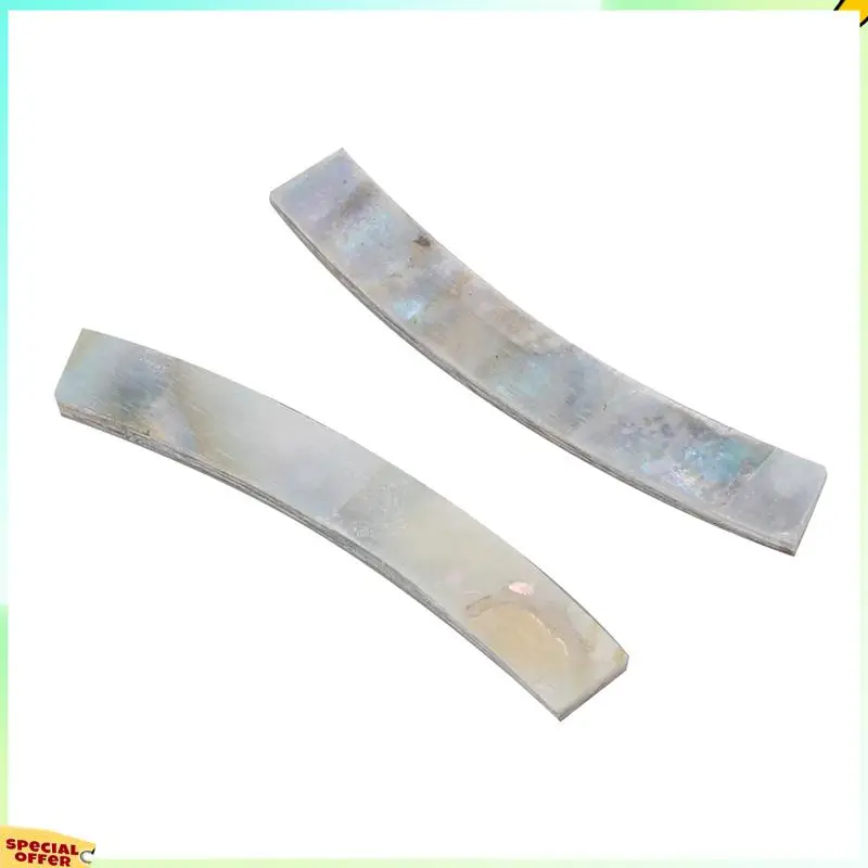 

TURE 48Pcs Guitar Soundhole Rosette Paua Abalone Shell Inlay Curved Strips Guitar Sound Hole Inlay 4Mm Width
