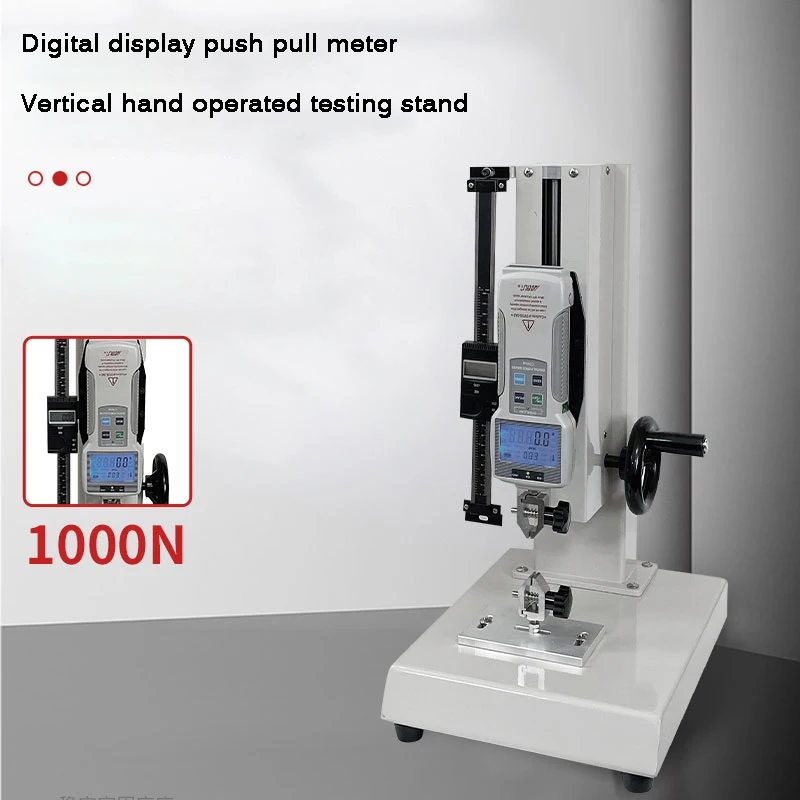 HLD Tensile Pressure Testing Machine Test Bench Digital Display Push-Pull Gauge Zp-10 Zp-1000 Bracket Spiral Force Gauge Machine