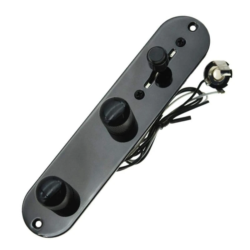 New Hot Previewed Control Plate 3-Way Switch For Fender Tele Telecaster With Socket Electric Guitar Circuit Board