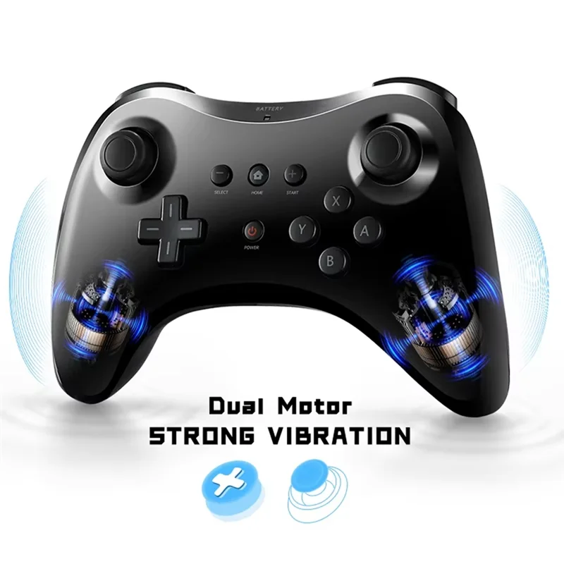 SQPP-Bluetooth беспроводной геймпад для Nintendo для Wii U Pro двойной аналоговый пульт дистанционного управления для Wii U джойстик контроллер белый