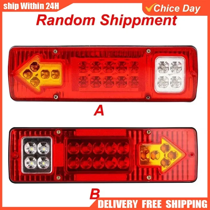 

1-2 шт. стоп-сигналы для прицепа, грузовика, лодки, грузовика, 12 В, 24 В, водонепроницаемые фонари заднего хода, 19 светодиодных задних фонарей, указатель поворота