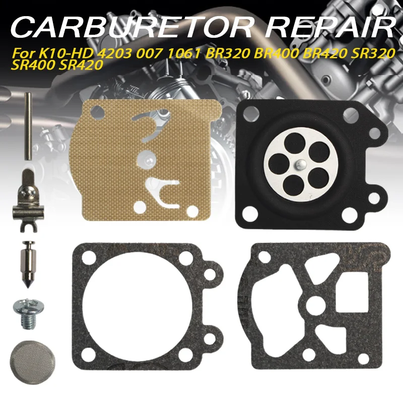 Carburetor Rebuild Kit K10-HD 4203 007 1061 For Blower Sprayer BR320 BR400 BR420 SR320 SR400 SR420
