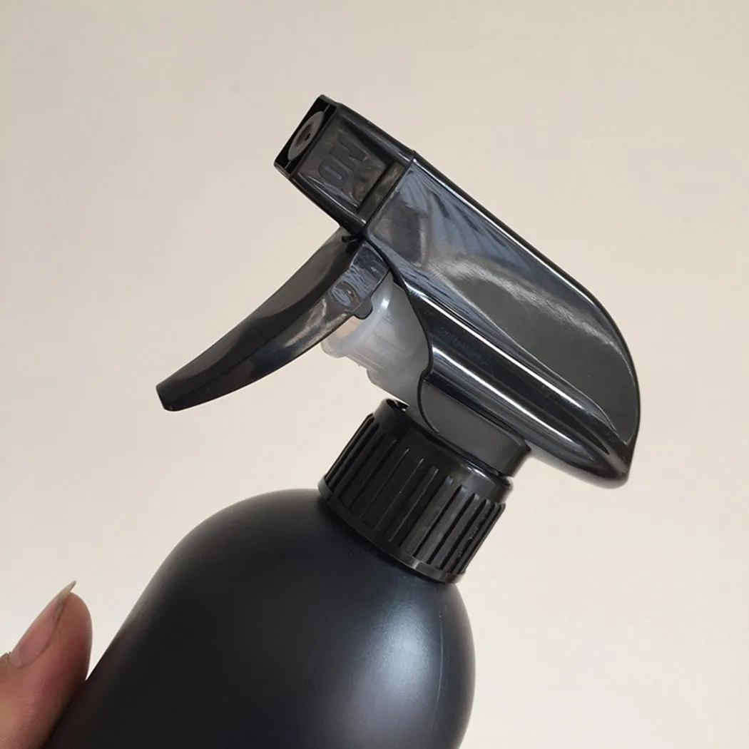 500ml Hairdressing Spray Bottle Salon Barber Hair Tools Black Refillable Sprayer Alcohol Dispenser Gardening Plant Watering Cans