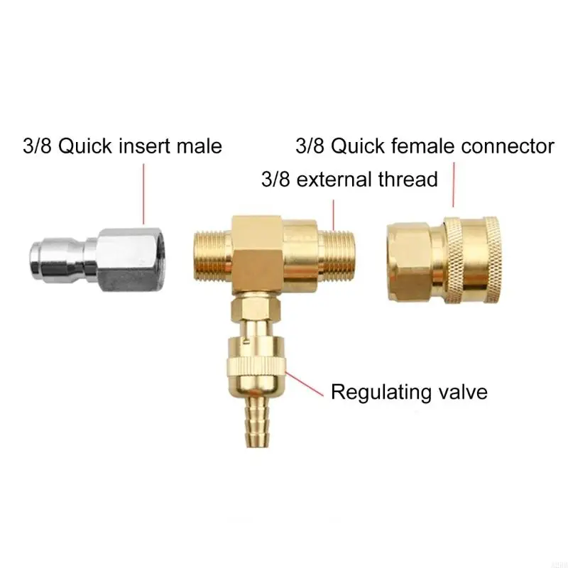 Chemically Injector Kits for High Pressure Washer Adjustable Soap Dispenser