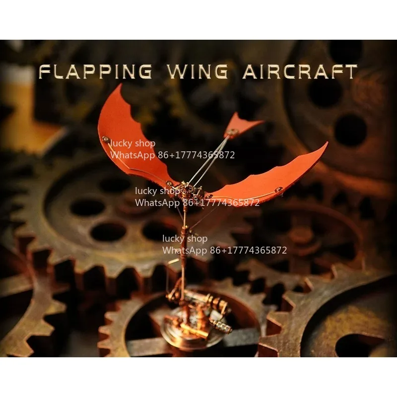 

The First Generation of Ornithopter Metal Model - Restore The Early Human Exploration Imagination of Flight