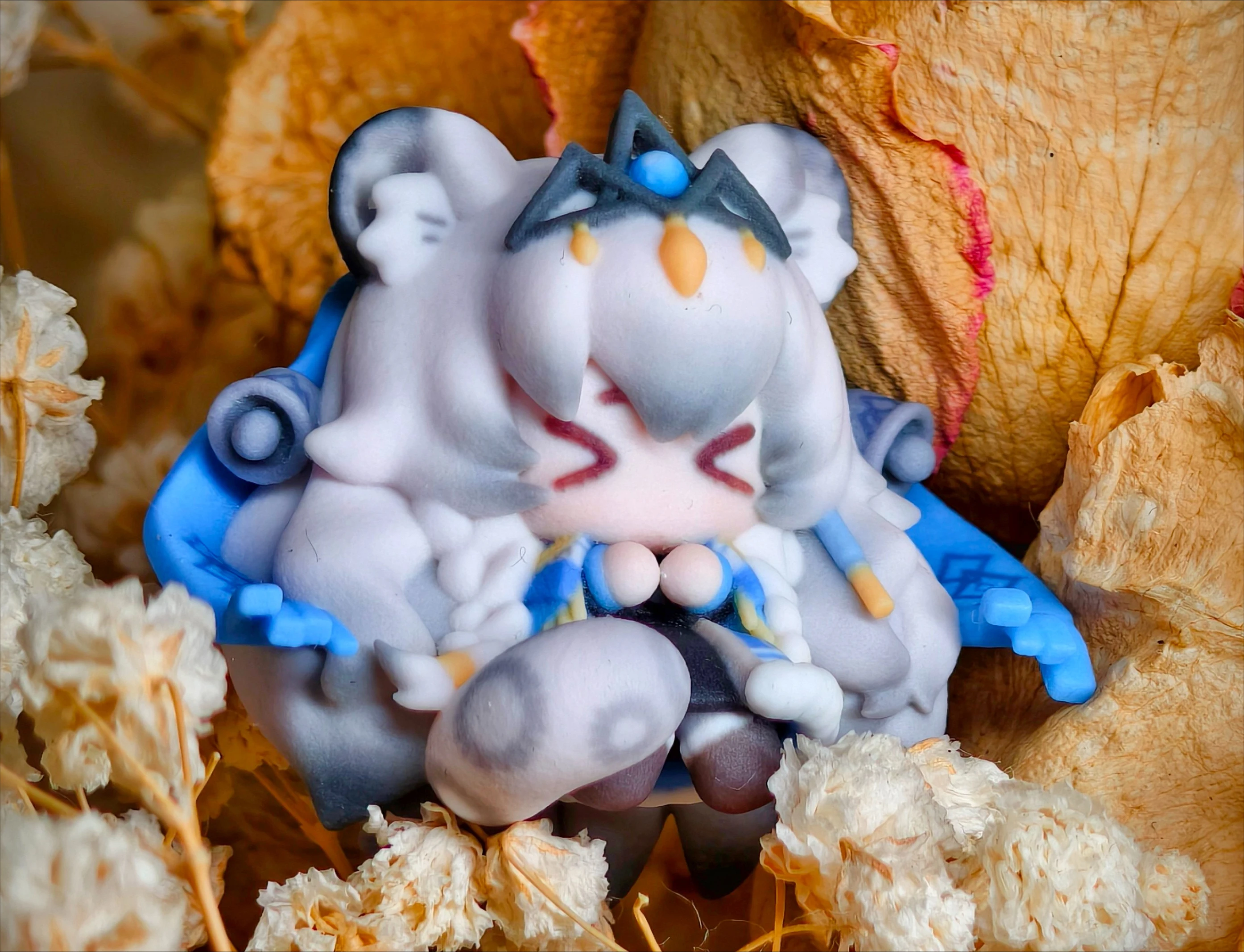 

Arknights SilverAsh Pramanix Q-version 3D Printed Resin Figurine Kawaii Keychain Bag Pendant Phone Decoration Anime Gift Xmas